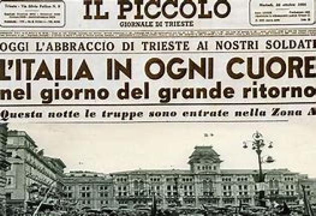 Il 70° anniversario del ritorno di Trieste all'Italia