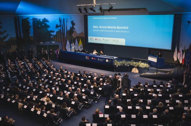 UniSR, inaugurazione dell'Anno Accademico 2024-2025, la qualità della ricerca confermata dai ranking nazionali e internazionali