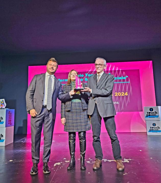 Premio Touchpoint "Informazione & Impatto Sociale" a ItaliaOggi e Ital Communications per l'Indagine sulla Qualità della Vita in Italia 2024 