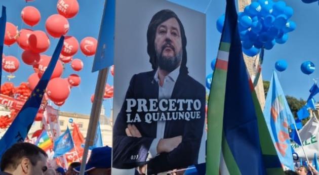 Sciopero generale contro la manovra, insulti a Salvini: "Precetto la qualunque", la replica: "Difendo diritto alla mobilità degli italiani"