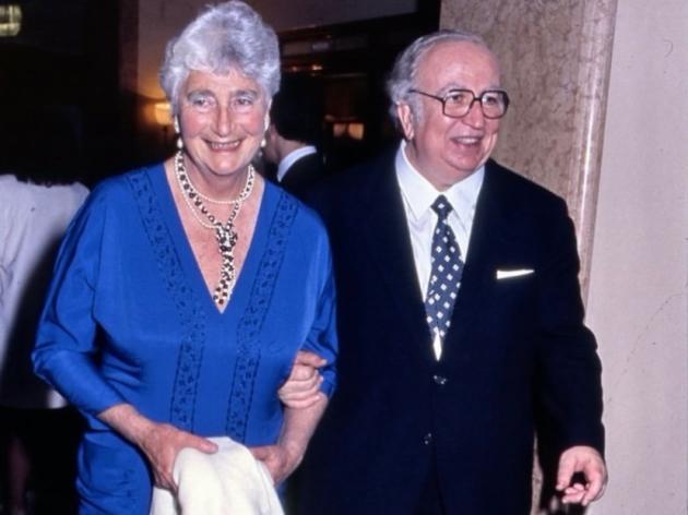 Giovanni Spadolini con Susanna Agnelli 