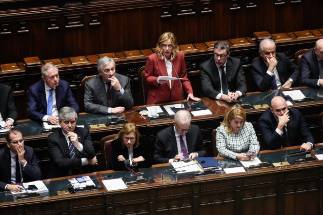 Giorgia Meloni parla alla Camera in vista del Consiglio europeo