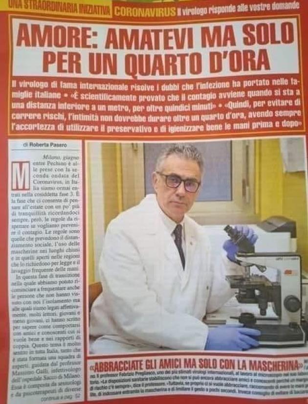 Pregliasco sesso