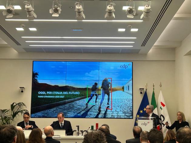 Cassa Depositi e Prestiti, presentato il Piano Strategico 2025-2027, risorse impegnate in crescita a €81 mld, €170 mld di investimenti 