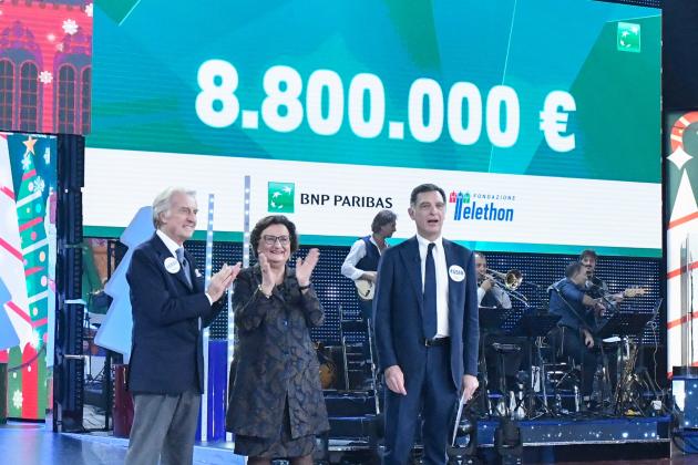 BNL e BNP Paribas in Italia, quest'anno raccolti € 8,8 milioni per Telethon, circa 345 milioni in 33 anni di partnership