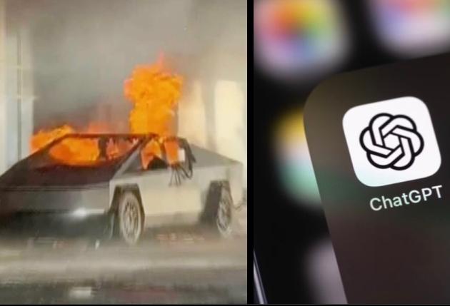L’uomo che ha fatto esplodere una Tesla davanti all’hotel Trump a Las Vegas: usata ChatGPT per il piano