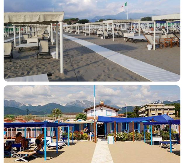 Forte dei Marmi, al via vendita di due stabilimenti, Bagno Vasco passa a Carla Saltini, Bagno Silvio a un noto imprenditore del food