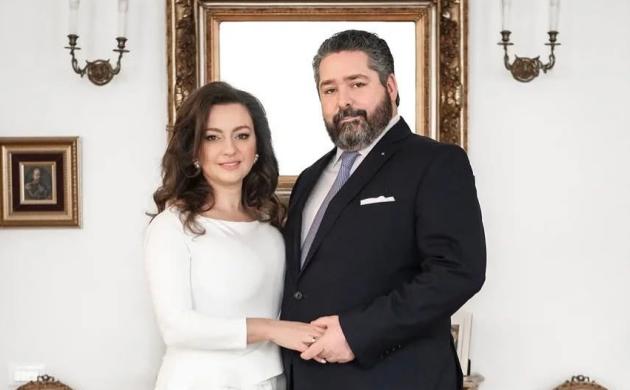 Il granduca George Mikhailovich Romanov è convolato a nozze con Rebecca Virginia Bettarini nella cattedrale di Sant'Isacco a San Pietroburgo