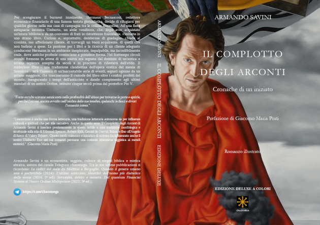 Il successo di un romanzo esoterico: Il Complotto degli Arconti di Armando Savini ora in una nuova edizione deluxe