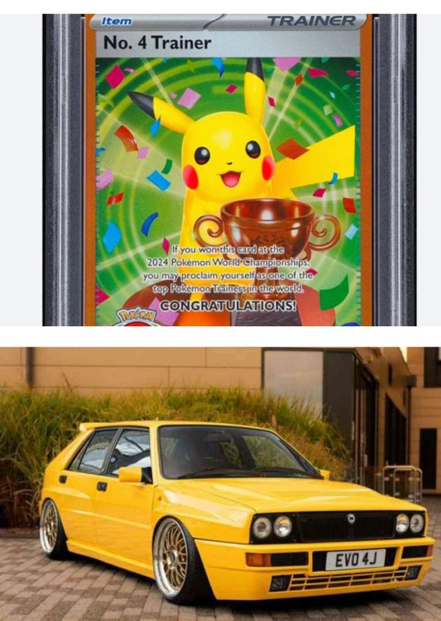 Aste online 2024, dalla carta Pikachu Trophy dei Pokemon a €45.499 alla Lancia Delta di Baggio a €230.000, sempre più italiani coinvolti