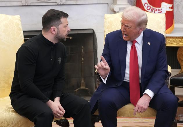 Toni accesi tra Trump e Zelensky