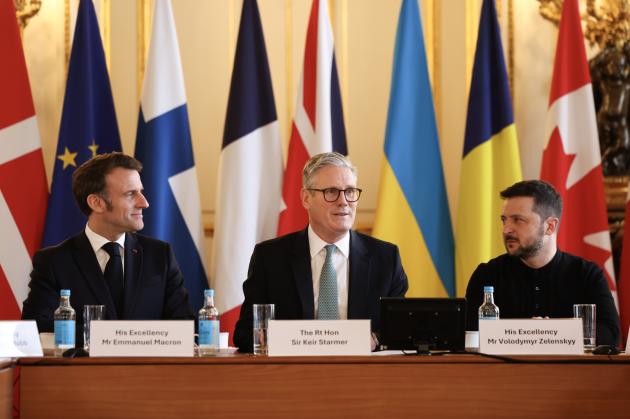 Macron, Starmer, Zelensky