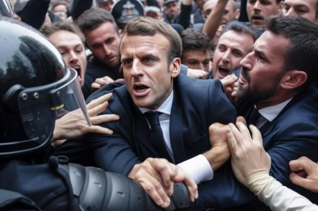 Macron e la sinistra Radical Chic italiana si vogliono “armare” contro la pace
