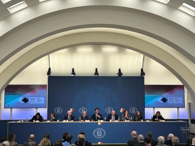 Premio Francesco De Sanctis 2025, presentata la nuova edizione con tre nuove categorie, Ricerca, Sport e Cinema e Audiovisivo