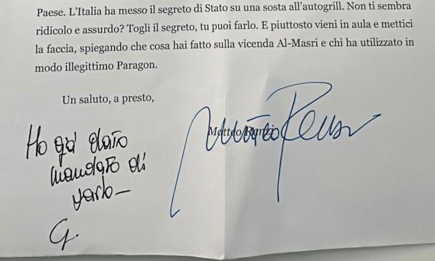 Lettera di Renzi a Meloni: "Via segreto di stato su vicenda Autogrill, caso Almasri e Paragon, la premier: "Sarà fatto"