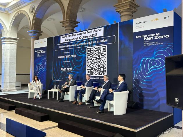 Eni, Fincantieri e Rina, presentato studio sulla decarbonizzazione del trasporto marittimo al Forum "On the Way to Net Zero"
