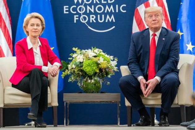 trump von der Leyen