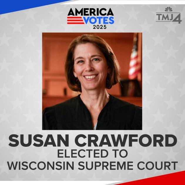 Wisconsin, candidata dem Crawford vince elezioni per Corte Suprema, battuto Schimel, 55% vs 45%, il repubblicano finanziato da Musk con oltre 20 mln $
