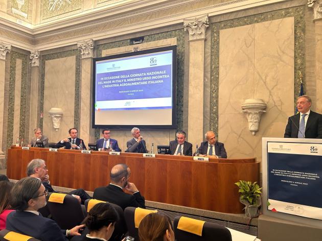 Giornata Nazionale Made in Italy, in vista del 15 aprile il Ministro Adolfo Urso incontra l’industria agroalimentare italiana