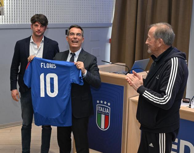 Figc: Giovanni Floris docente per un giorno a Coverciano