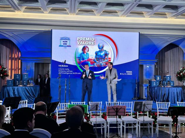 Premio Valore 2025, Associazione Valore Uomo celebra i diritti umani nell'era dell'Intelligenza Artificiale