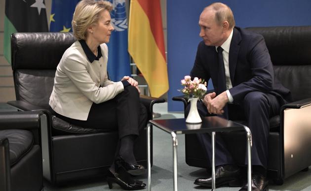Ursula von der Leyen, Vladimir Putin