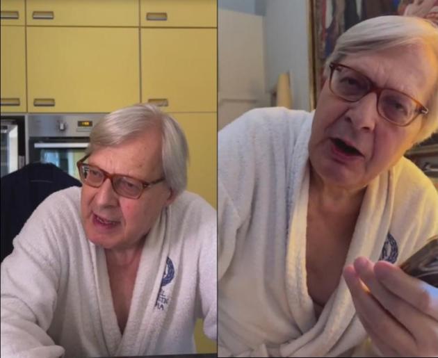 Sgarbi ricoverato, il medico: “Sta meglio, mi ha mandato affanculo e ha detto che le infermiere fanno a gara per pulirgli il cu*o", il post fake virale