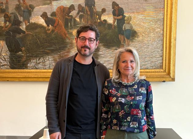 Gabriele Ametrano con Oliva Scaramuzzi