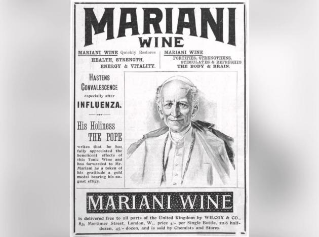 “Papa Leone XIII beveva Vin Mariani a fine ‘800”, il “tonico” con foglie di cocaina infuse nel vino rosso di Bordeaux di cui era amante il Pontefice