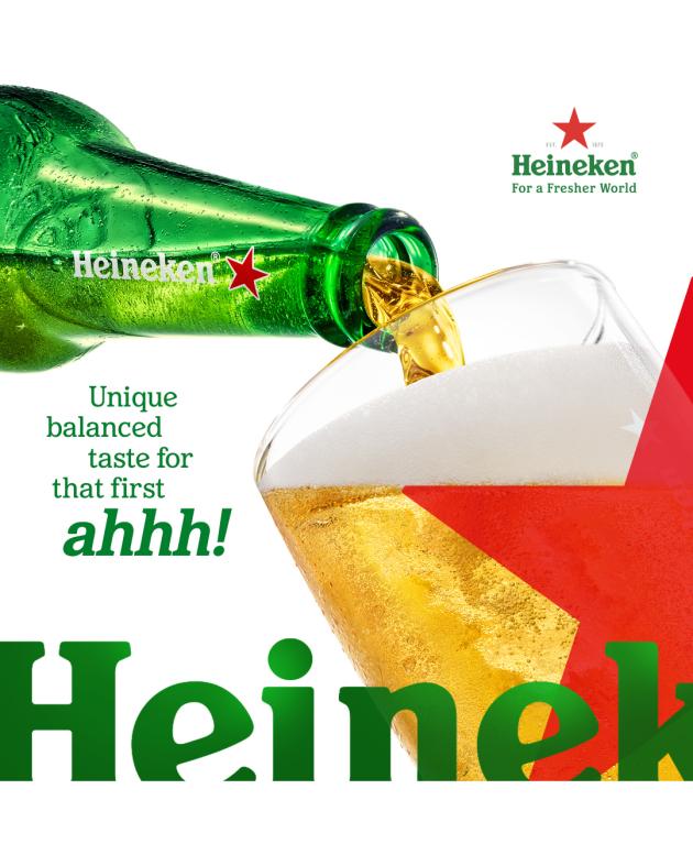 Heineken, al via la campagna globale "The First Ahhh!”, celebrando il piacere unico del primo sorso di birra