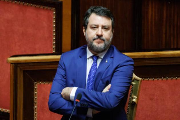 Processo Open Arms, Salvini giunto nell'aula bunker di Palermo: "Sereno e a testa alta"