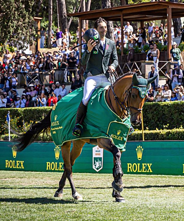 Yuri Mansur conquista il Rolex Gran Prix Roma 2025, un altro trionfo brasiliano a Piazza di Siena