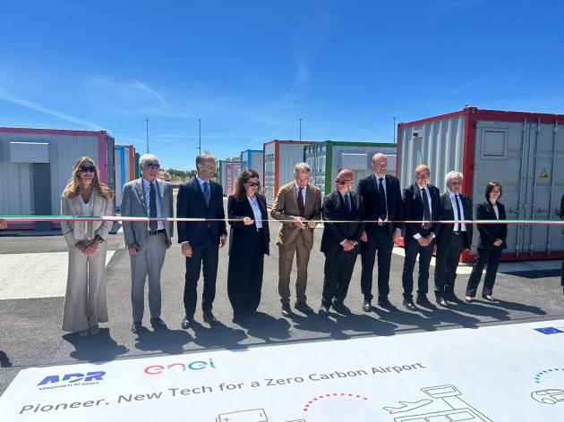 Enel e ADR, inaugurato progetto Pioneer,  762 batterie second-life da Nissan, Mercedes, Stellantis in un BESS da 10 MWh con Loccioni e Fraunhofer