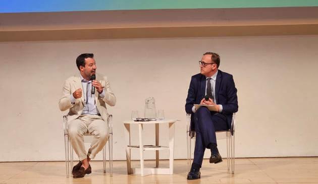 I Ministri Fratin e Salvini presenti all’evento de Il Tempo su “Il futuro è ancora verde? A che punto è la transizione ecologica?”