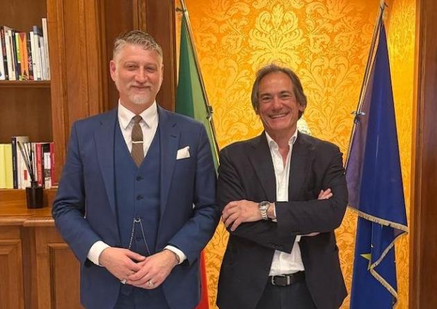 Il Ministro della Cultura Alessandro Giuli visita la Fondazione Ettore Majorana di Erice l’11 giugno 2025