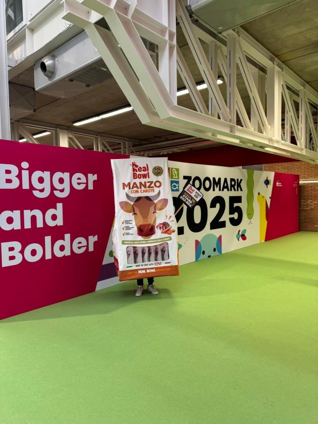 Real Bowl presenta a Zoomark 2025 una linea di pappa fresca per cani senza refrigerazione e nuove ricette monoproteiche