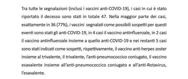 Vaccino Covid, l’Aifa in cortocircuito nel report sul 2023: “36 morti dopo il siero ma correlazione con effetti avversi non provata” - PDF