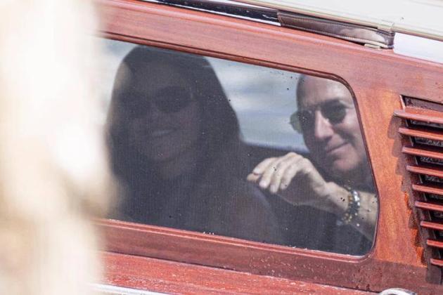 Jeff Bezos e Lauren Sanchez arrivano a Venezia, fonte: Adnkronos