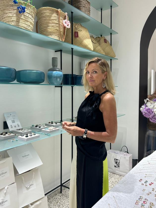 Sofia Holländer ha presentato la sua linea di bigiotteria a Milano