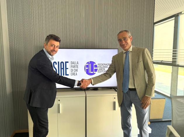 FILE e SIAE insieme per l’equo compenso: accordo per negoziare con le piattaforme digitali i diritti degli editori