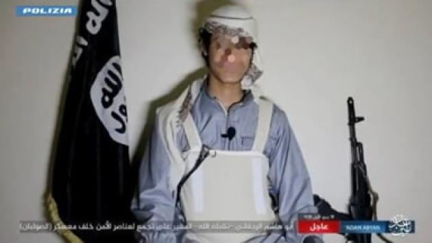 Frame video jihadista fermato a Bologna