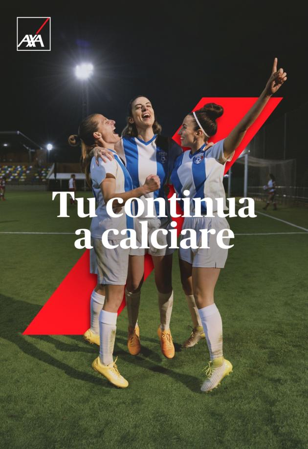 AXA Italia lancia la campagna "Tu continua a calciare" in occasione degli Europei femminili UEFA 2025, on air fino al 28 luglio