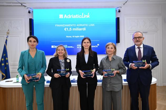 BEI, SACE e Intesa Sanpaolo, investiti €1,5 miliardi per la realizzazione dell’Adriatic Link di Terna