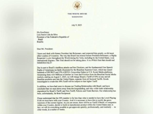 Lettera di Trump sui dazi al Brasile, il tycoon minaccia Lula: “Abbandona il processo a Bolsonaro o tariffe del 50% dal 1º agosto”