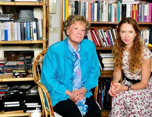 Dacia Maraini e Yvonne Sciò 