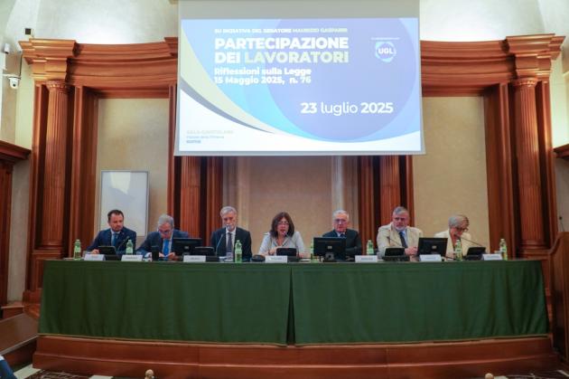 Partecipazione dei lavoratori, in Senato il confronto sulla Legge 76/2025 promossa da Gasparri con il sostegno dell’UGL