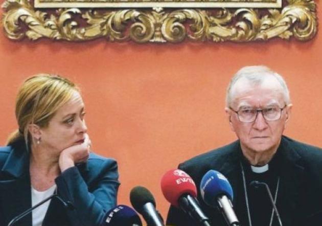 Parolin contro Meloni sul riconoscimento dello Stato di Palestina: “Perché prematuro riconoscerlo? Per Vaticano è soluzione”
