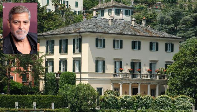 George Clooney apre Villa Oleandra di Laglio a 16 ospiti billionaire che pagano 160mila euro per beneficenza