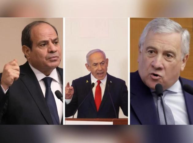 Gaza, presidente egiziano Al Sisi contro Netanyahu: “Non è guerra, ma genocidio”; Tajani a Israele: “Errore grave invadere la Striscia”