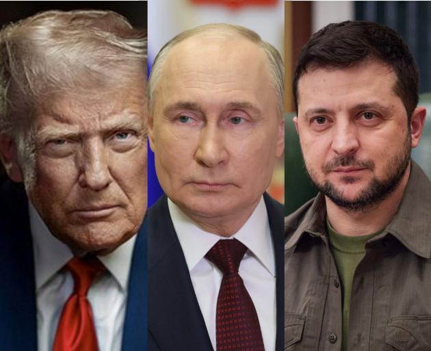 Trump, Putin, Zelensky